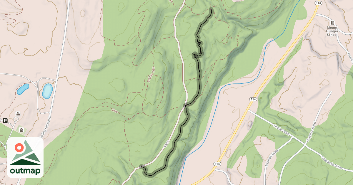 Map of East Branch South