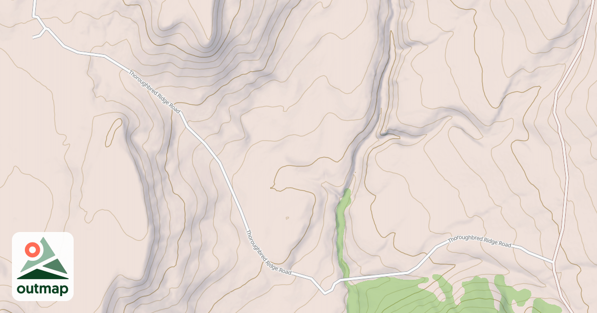 Map of BIG PINEY SPUR A