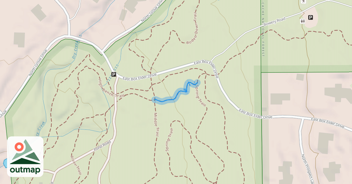 Map of Spring Trail