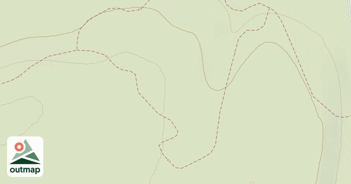 Map of Cline Buttes Tr 47