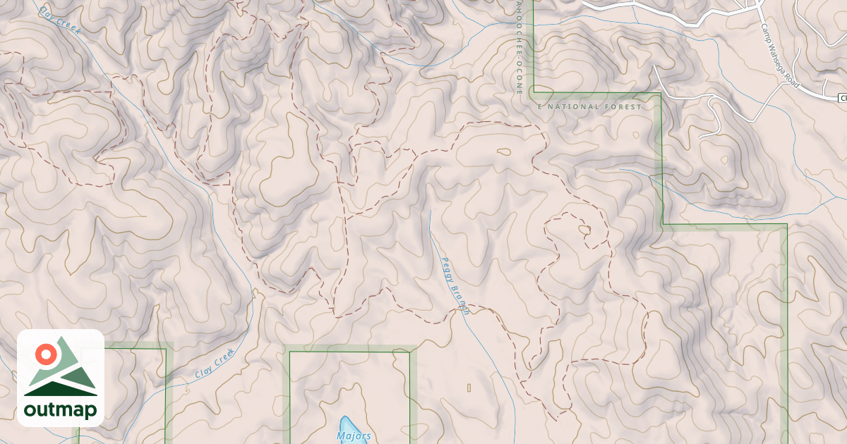 Map of USFS Motor Vehicle Use Map Trails 16300