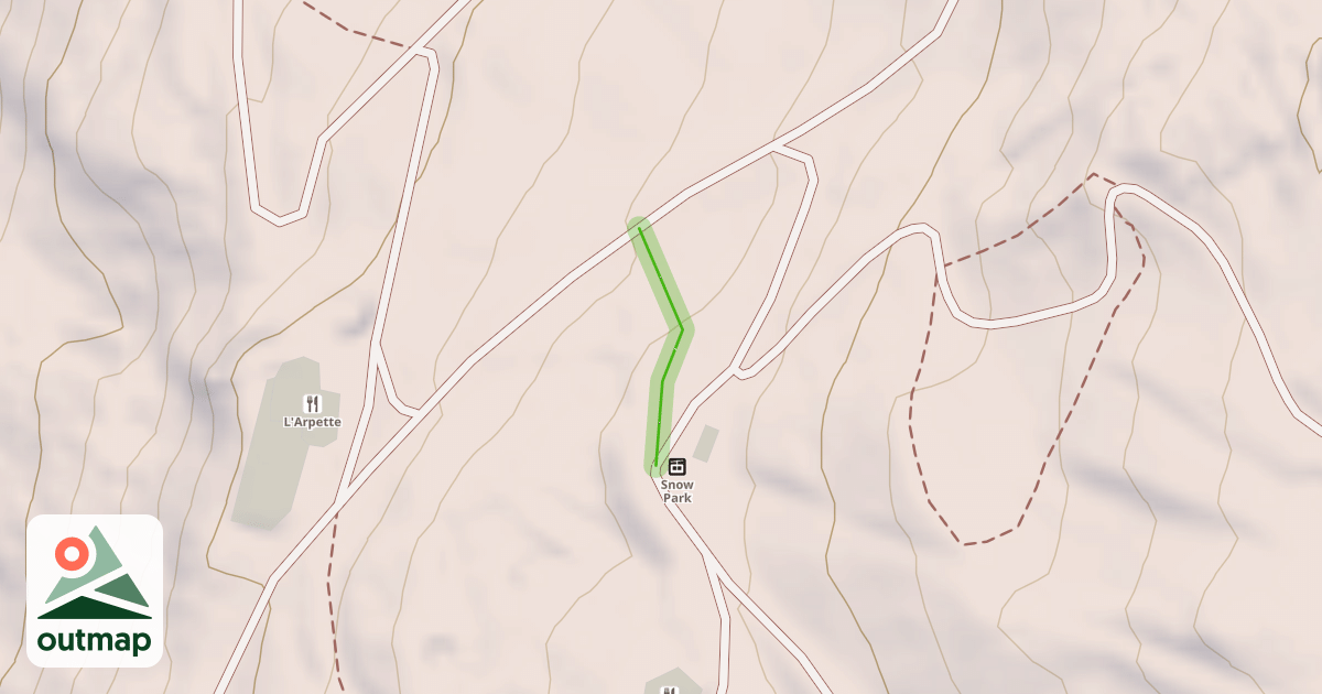 Map of Arpette