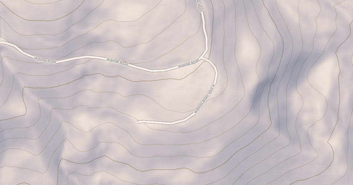Map preview of WALLOW SPUR A