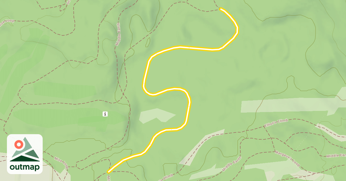 Map of Mize Loop
