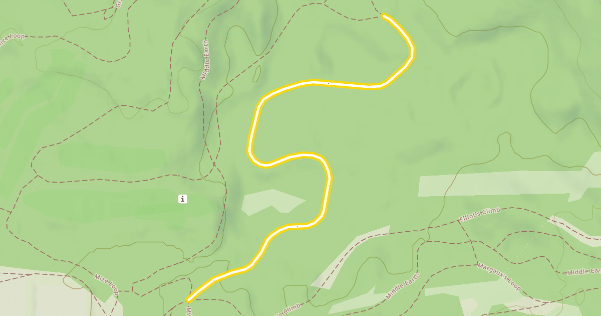 Map preview of Mize Loop