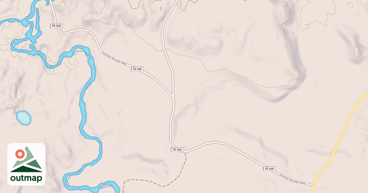 Map of LITTLE ISABELLA RIVER
