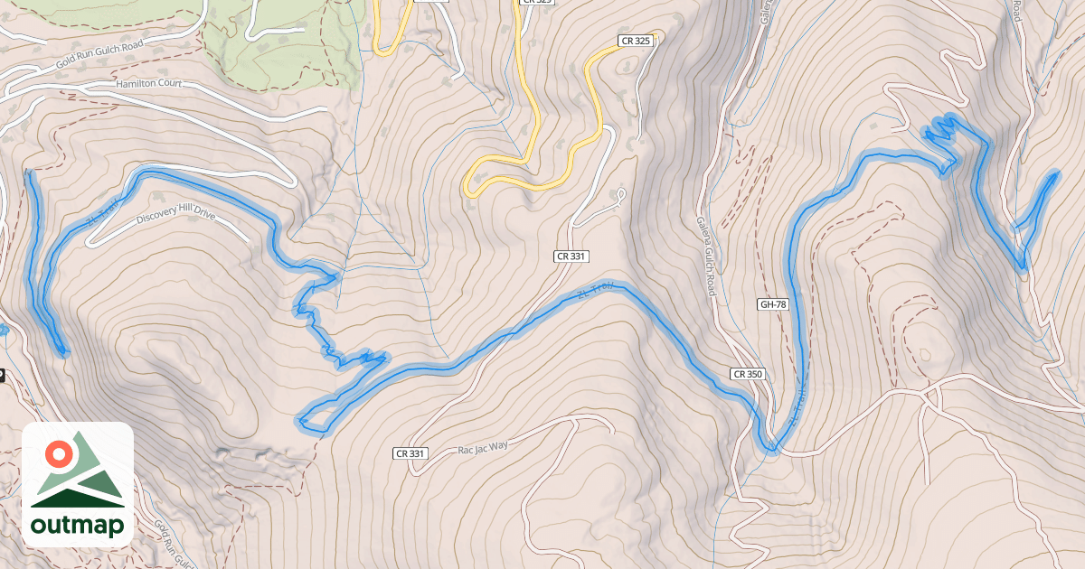 Map of ZL Trail