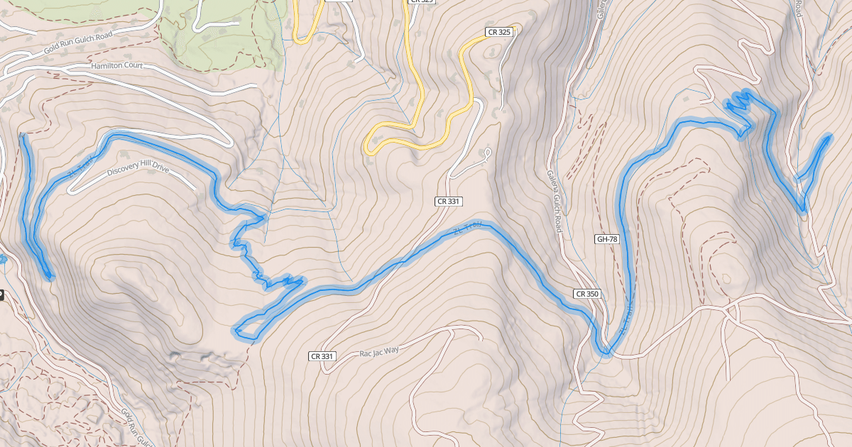 Map preview of ZL Trail
