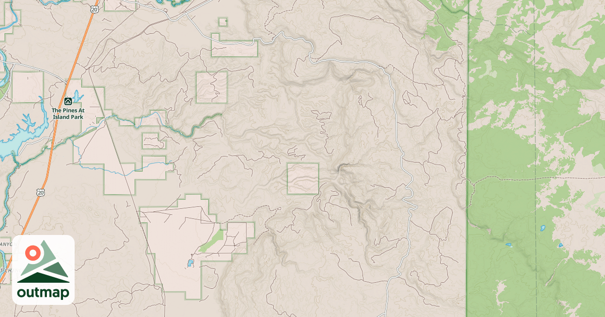 Map of FISH CREEK