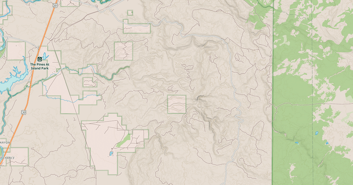 Map preview of FISH CREEK