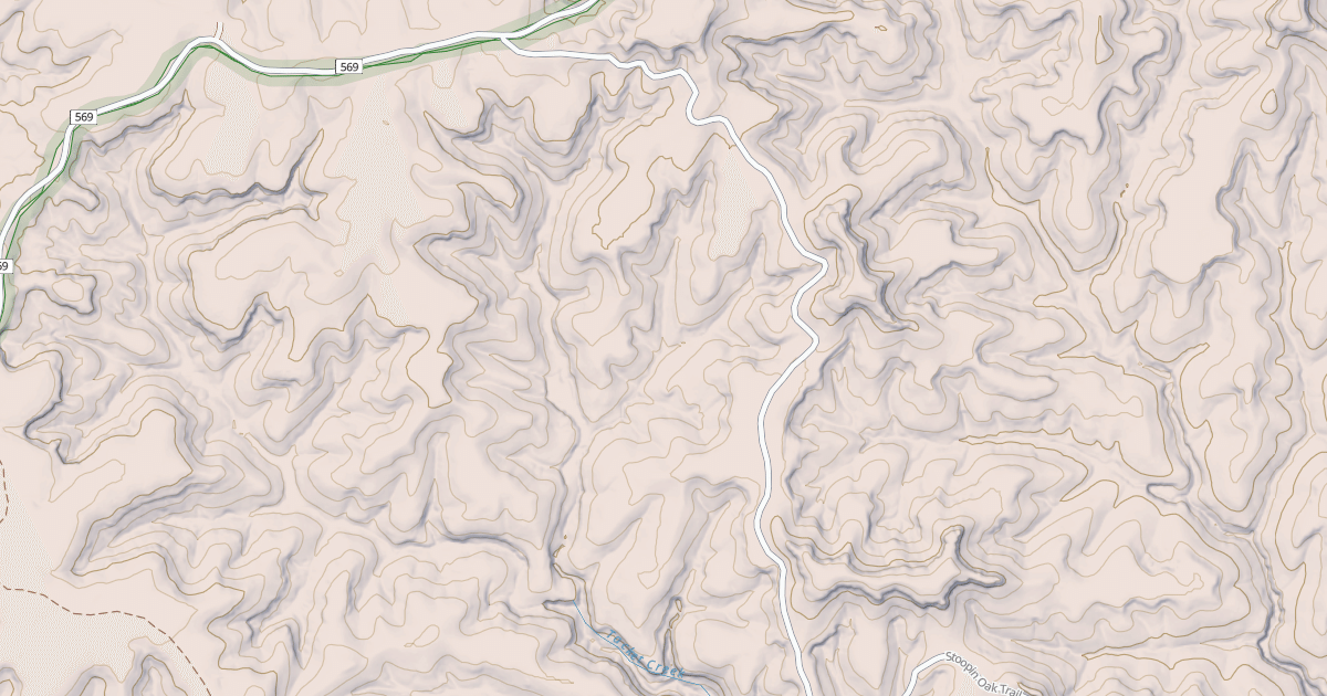 Map preview of Stoopin Oak Trail