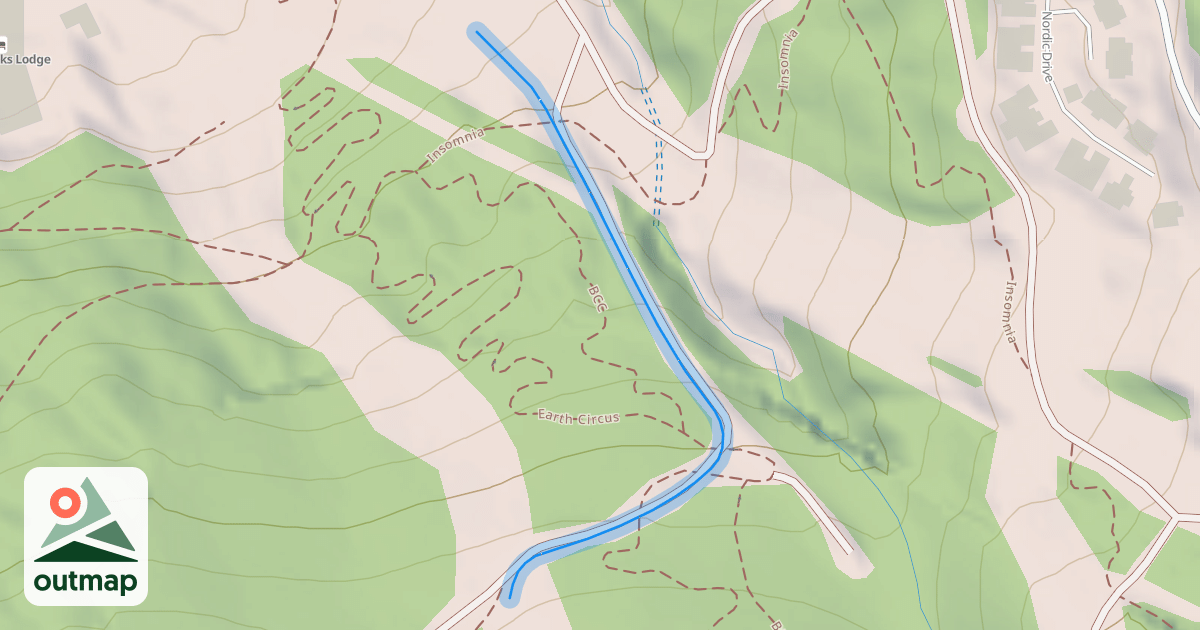 Map of Creekside Back Alley