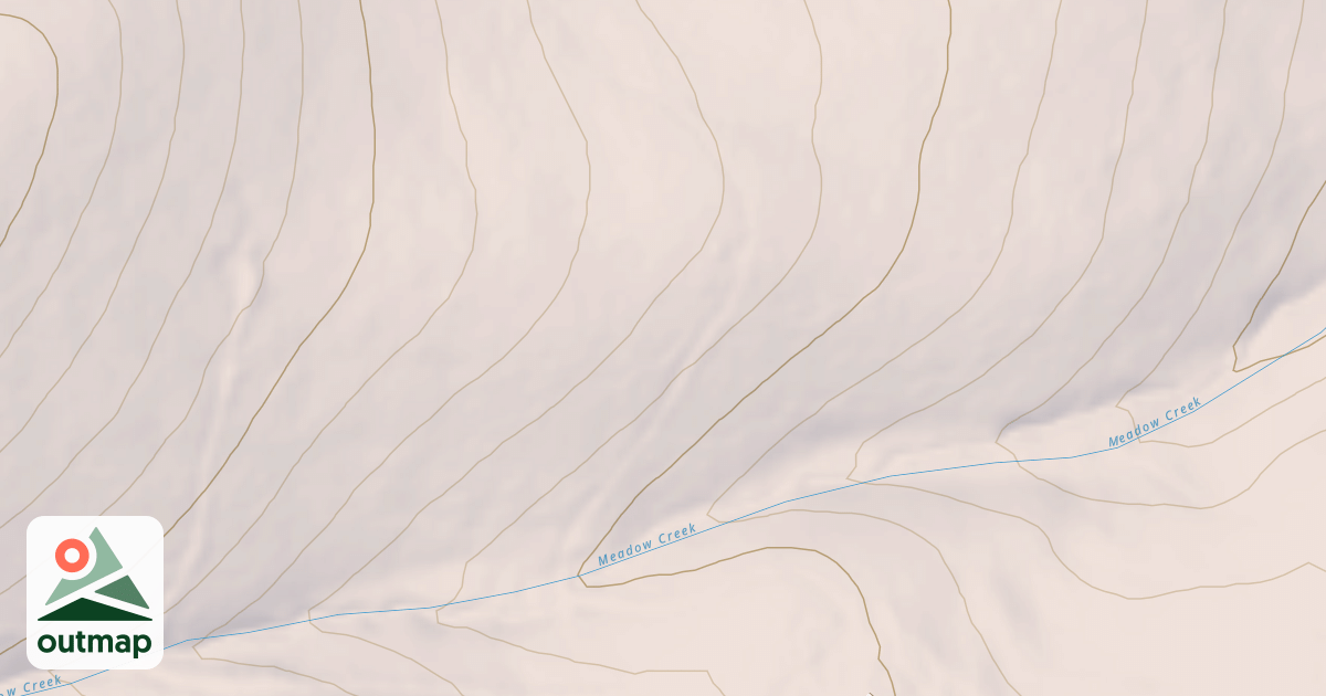 Map of CRYSTAL SPUR