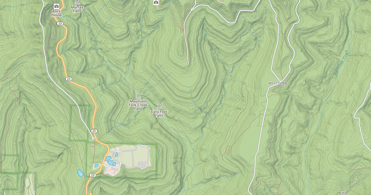 Map preview of MOUNTAIN CREEK