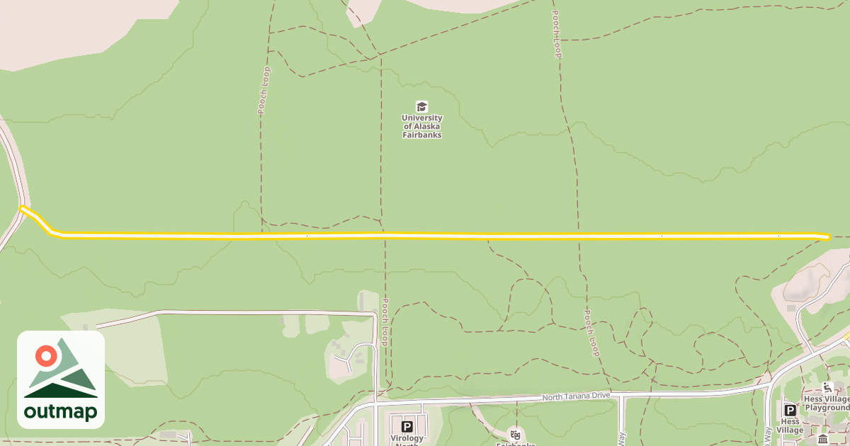Map of Baseline Classic Trail