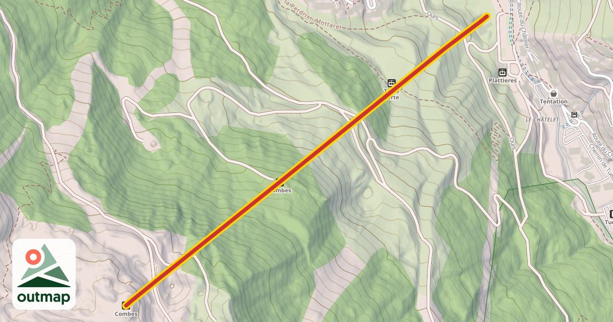 Map of Combes