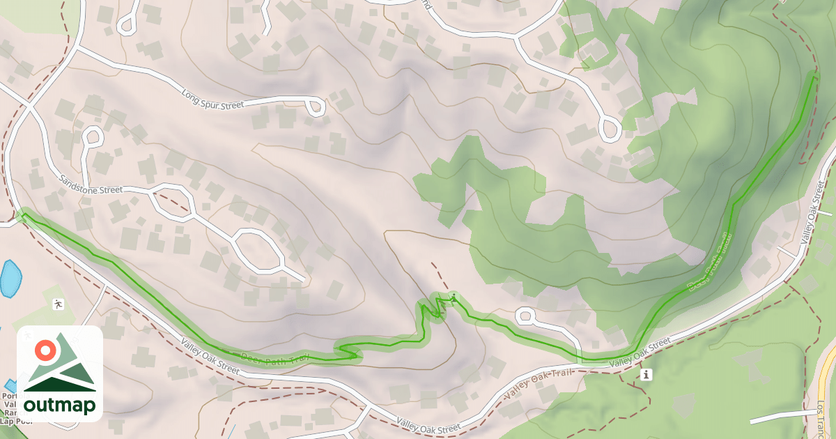 Map of Deer Path Trail