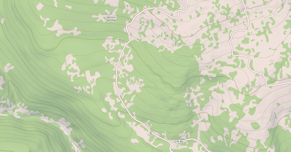 Map preview of SPRUCE SPG. TS.