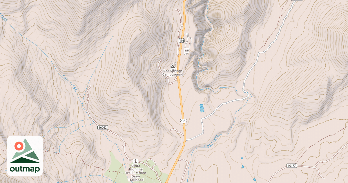 Map of DON HATCH MEMORIAL SNOWMOBILE