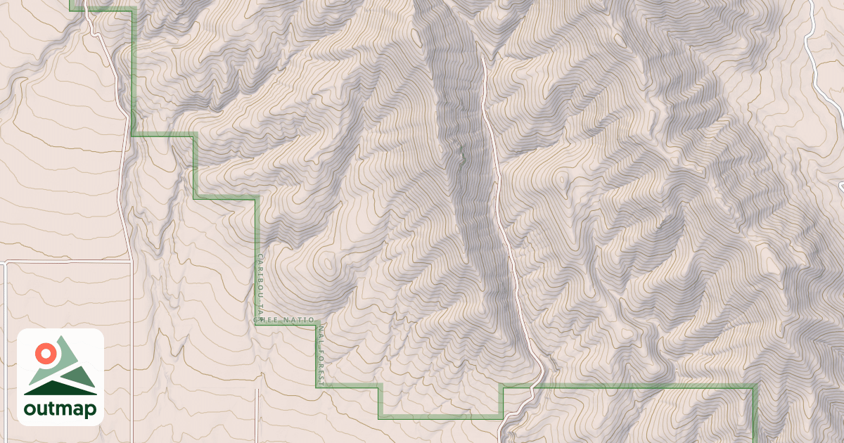 Map of West Elkhorn Foothills