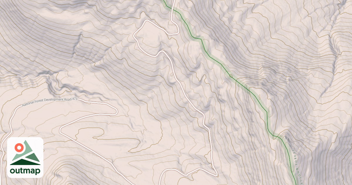 Map of KEELER RATTLE CREEK