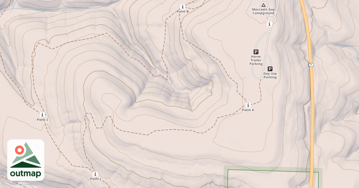 Map of MOCC GAP STAVE MILL FLS A