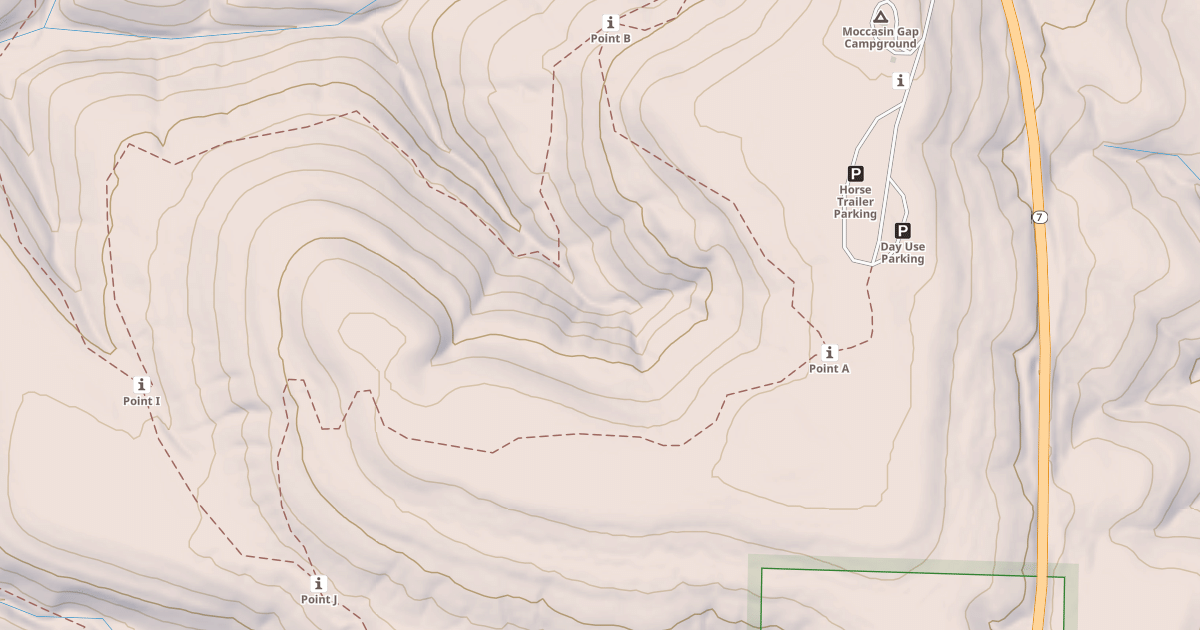 Map preview of MOCC GAP STAVE MILL FLS A