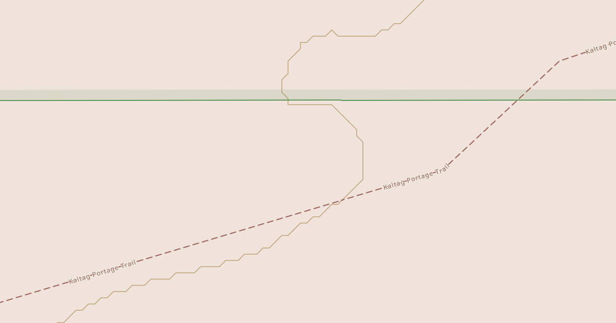 Map preview of Willow to Nome Winter Trail