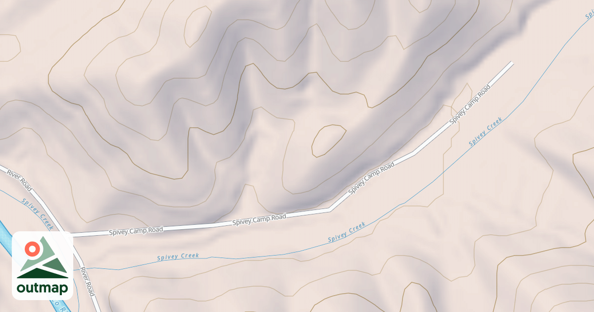 Map of SPIVEY COVE