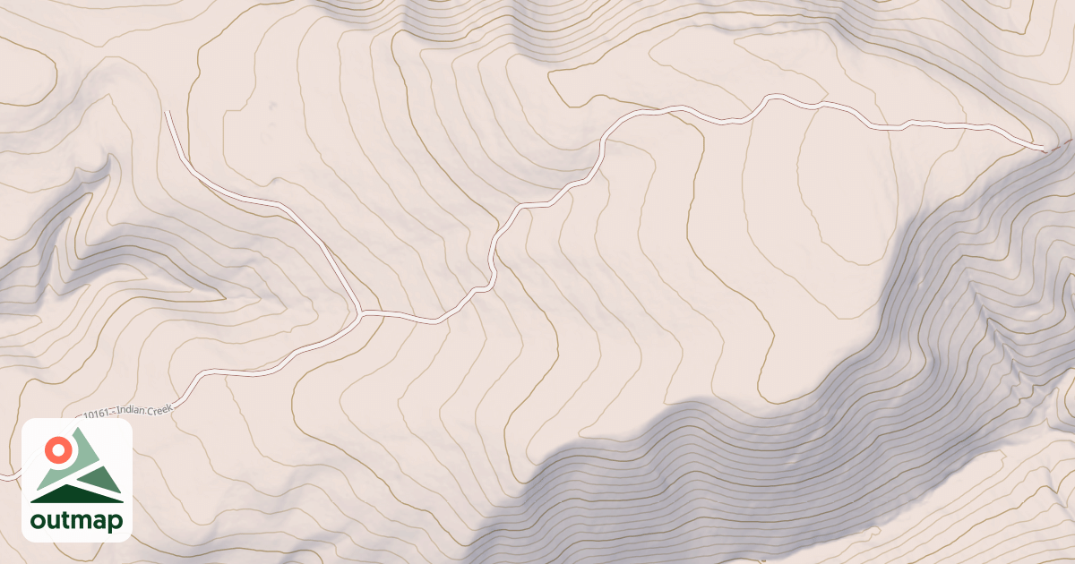 Map of INDIAN CREEK