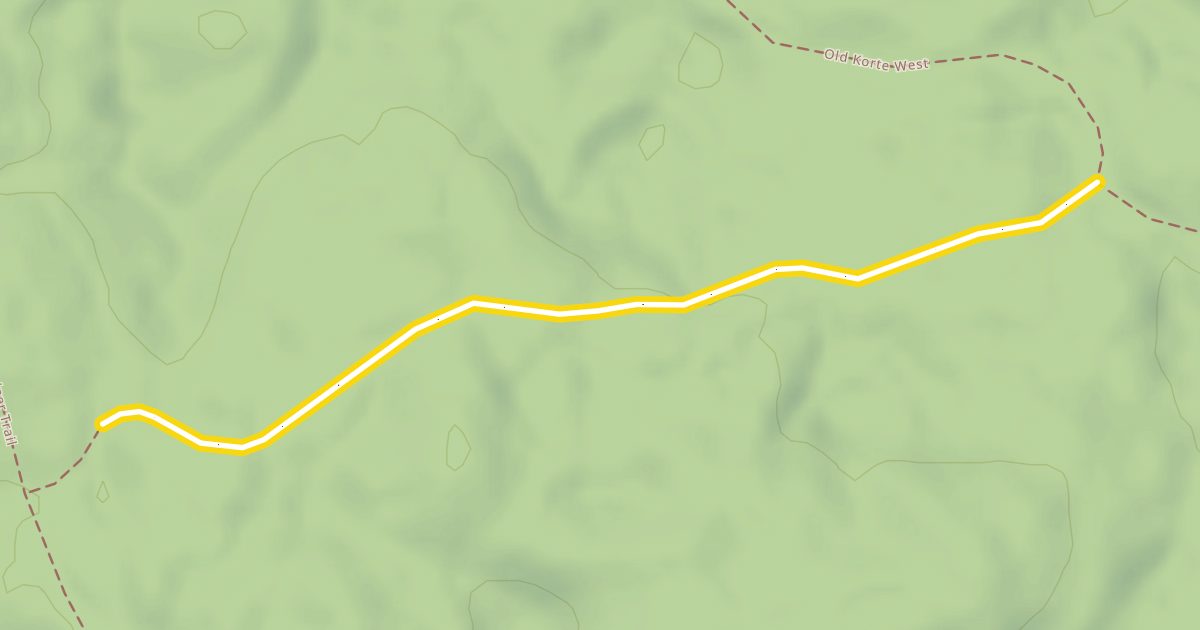 Map preview of North End Classic Trail
