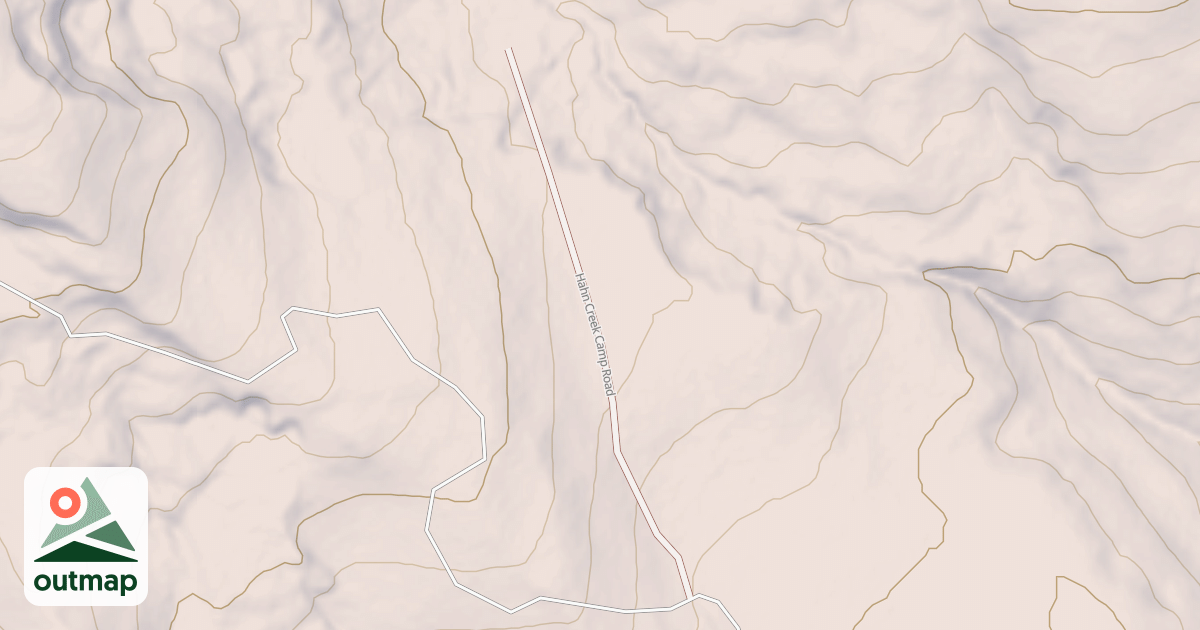 Map of HAHN CREEK CAMP