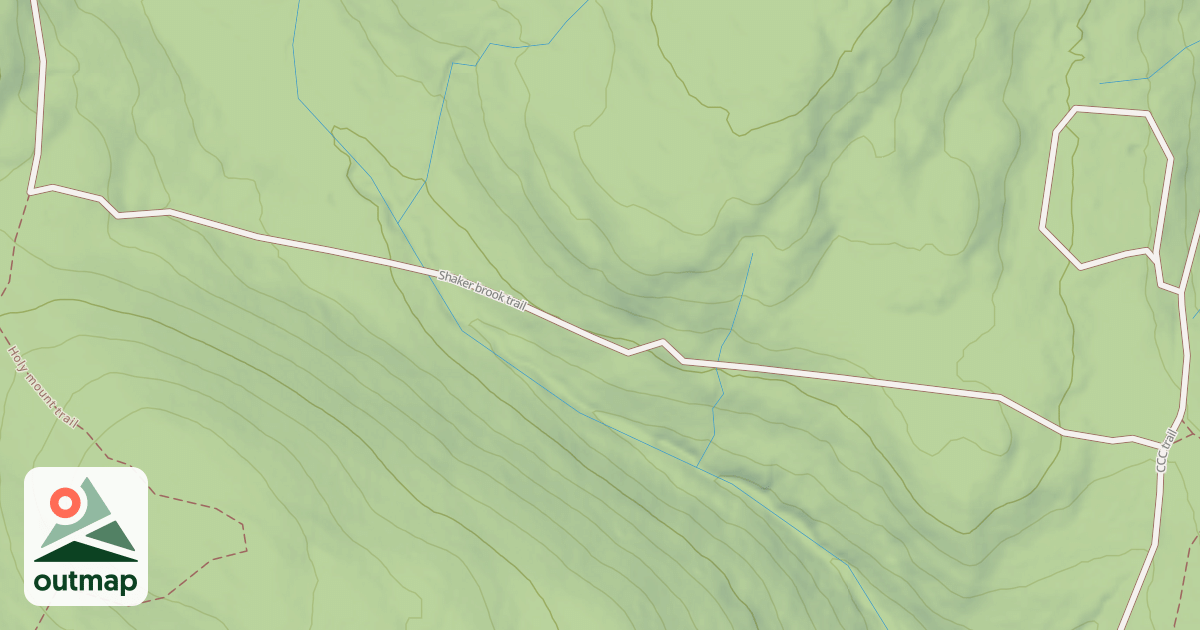 Map of Shaker Trail