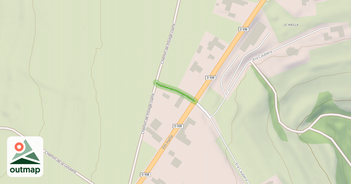 Map of Chemin de Poutge Darré