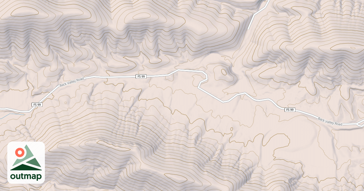 Map of BACK VALLEY
