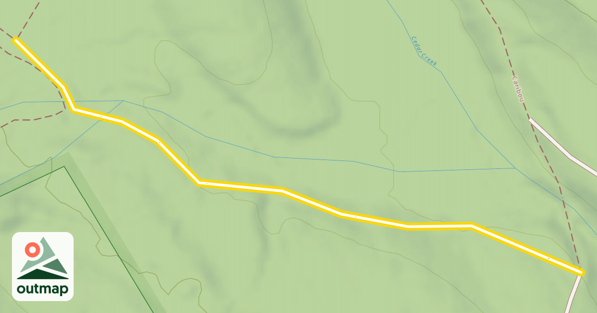 Map of Caribou