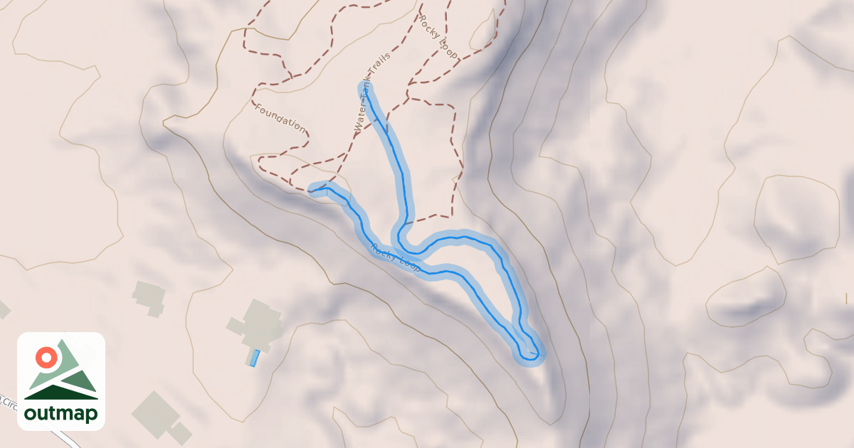 Map of Rocky Loop