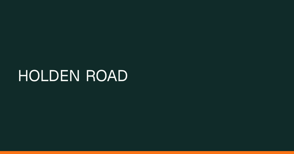 Map preview of HOLDEN ROAD