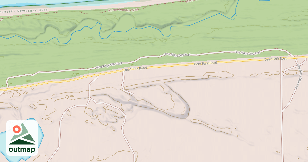 Map of Pine Ridge Trail
