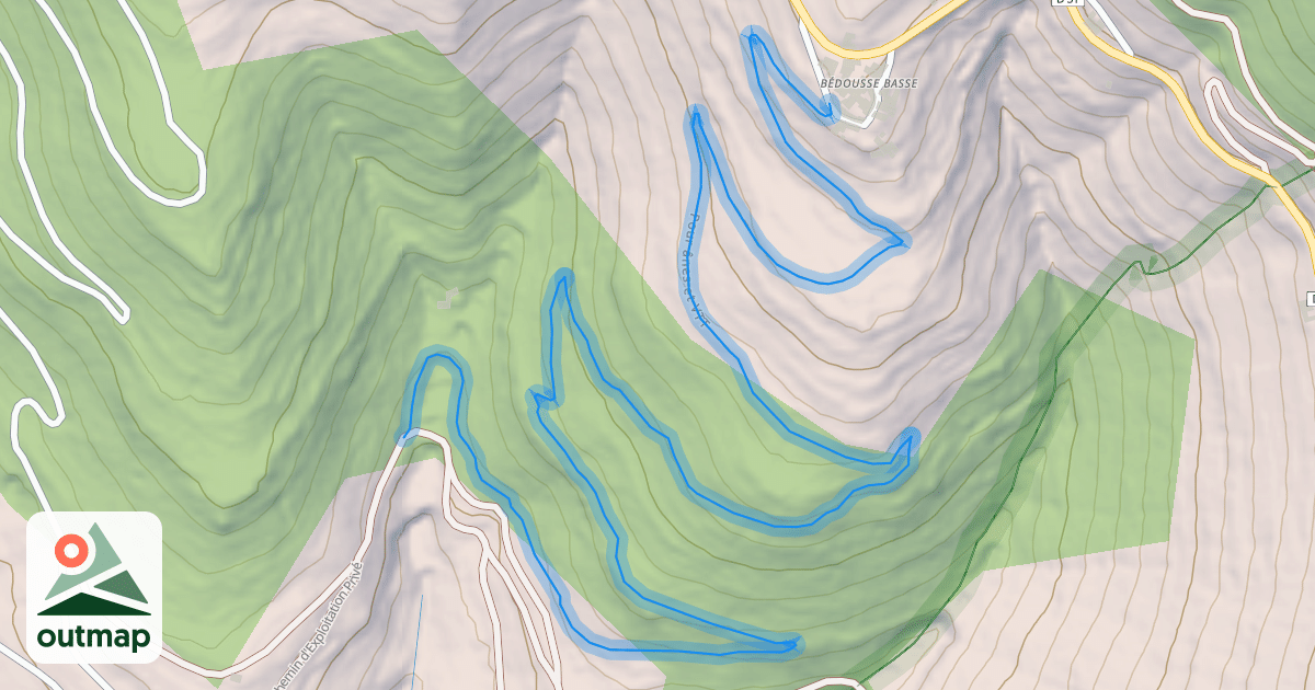 Map of Pour ânes et VTT