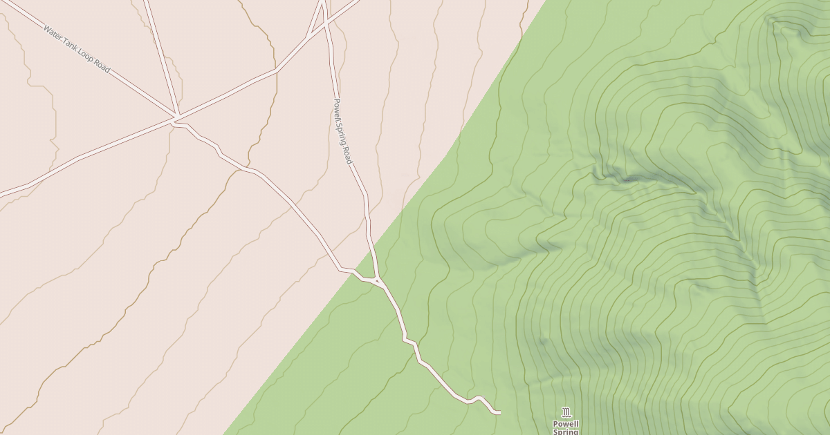 Map preview of POWELL SPRING ROAD