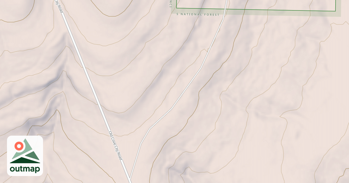 Map of USFS Motor Vehicle Use Map Roads {C4CBEEFD-0CEA-407C-B554-D9632D9C5384}