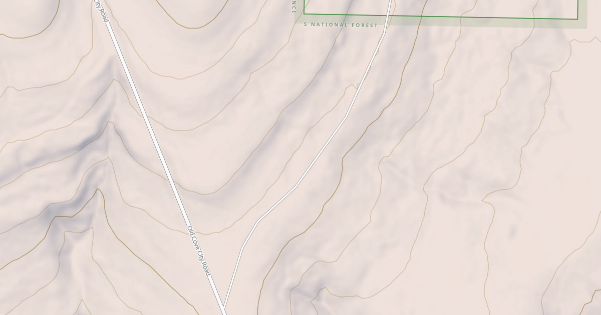Map preview of USFS Motor Vehicle Use Map Roads {C4CBEEFD-0CEA-407C-B554-D9632D9C5384}