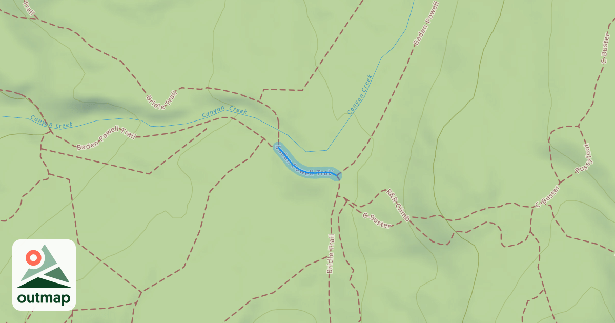 Map of Baden Powell Trail