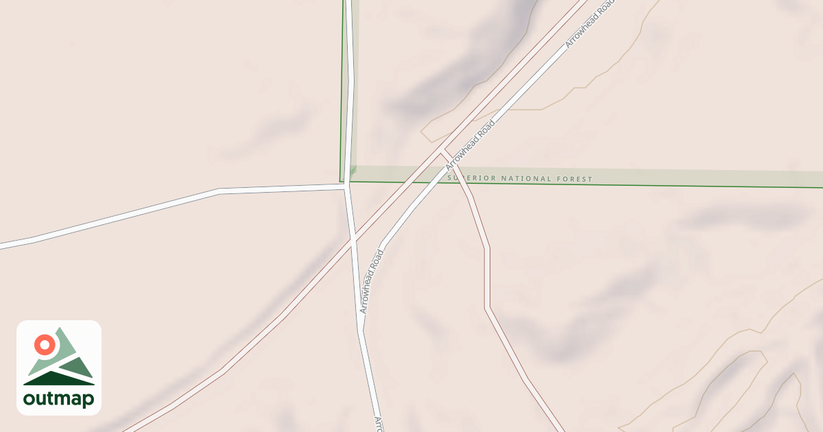 Map of ARROWHEAD CREEK