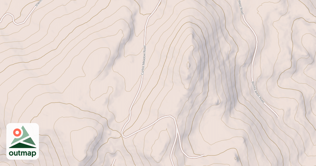 Map of CURLISS MDW.
