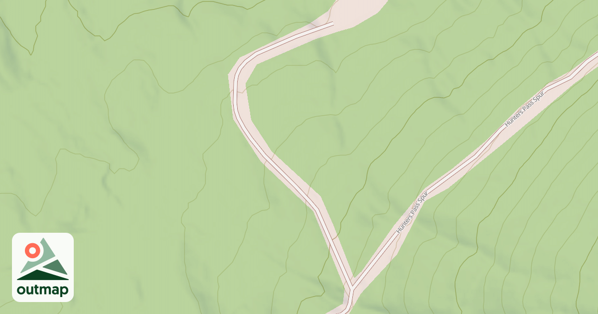 Map of HUNTER PASS SPUR C