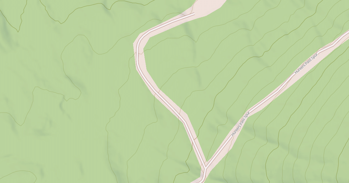 Map preview of HUNTER PASS SPUR C