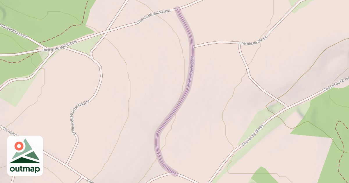 Map of Chemin de Nogent
