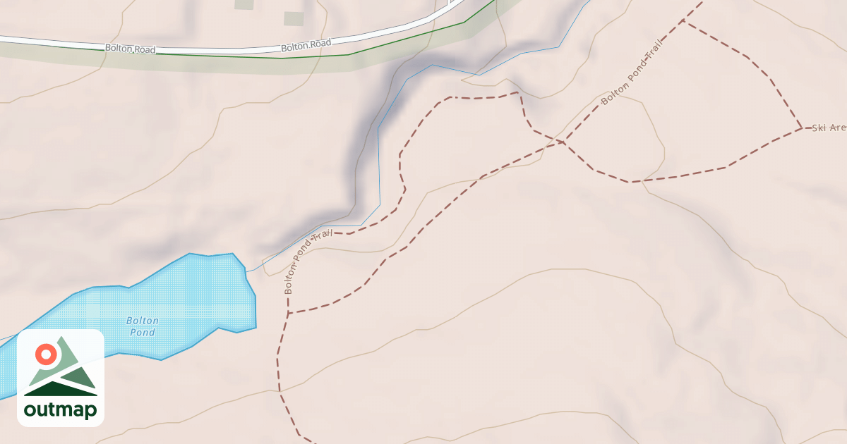 Map of Bolton Pond Trail